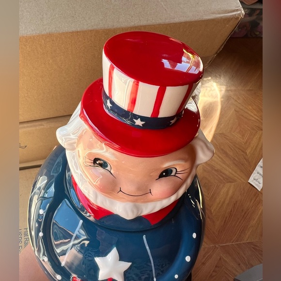 JOHANNA PARKER UNCLE SAM COOKIE JAR - Picture 5 of 5
